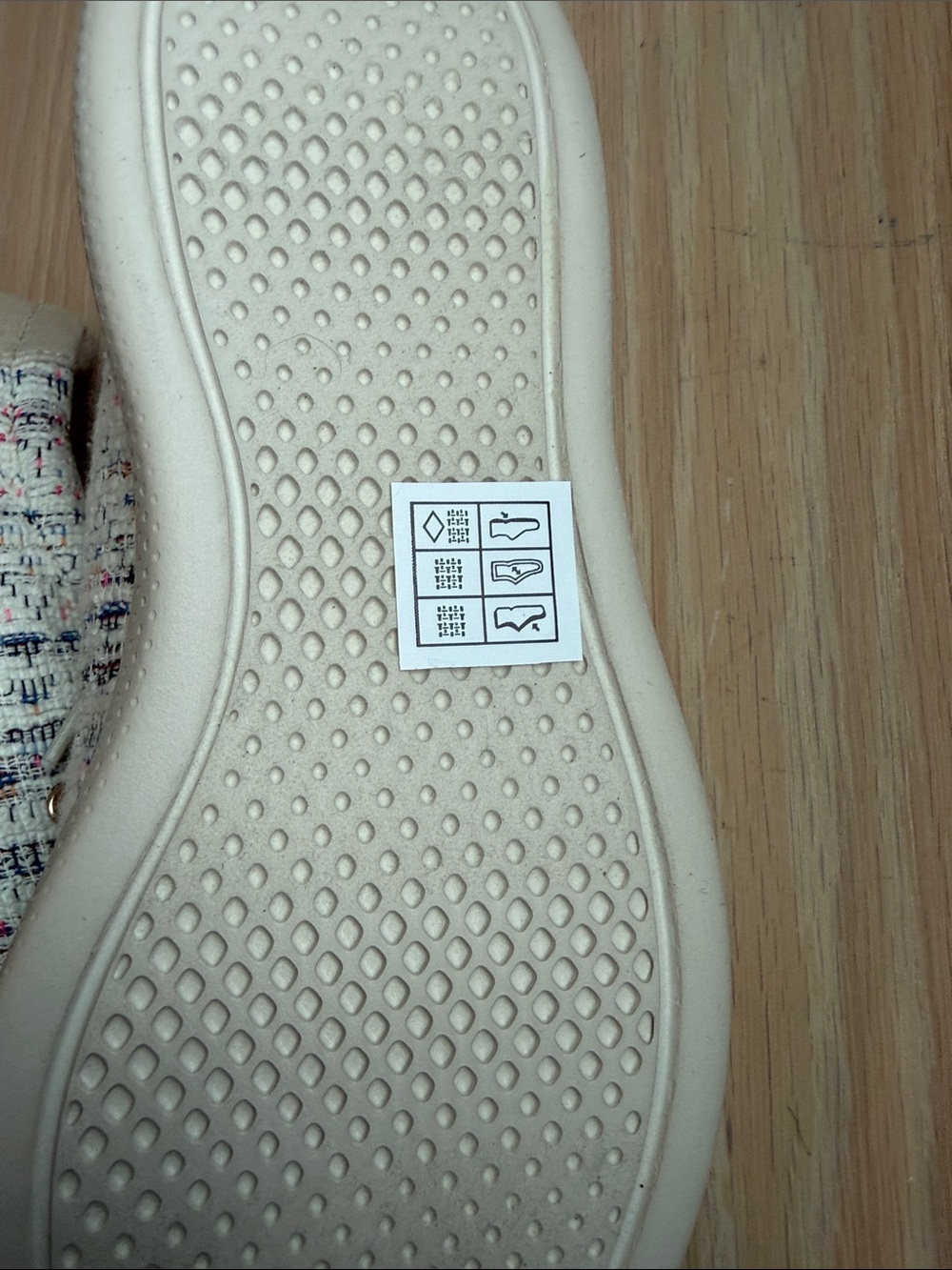 🔥 HOT DEAL BOBS Skechers Cream Tweed Lace-Up Sneakers with Multicolor.. So Cute! - Picture 12 of 13